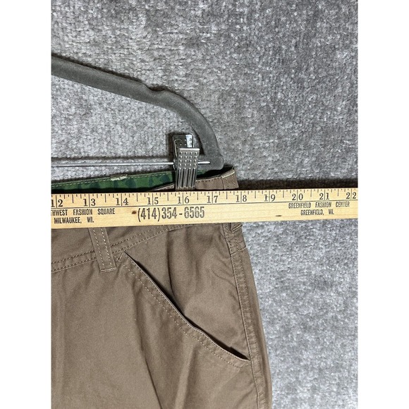 Gander Mountain Convertible Cargo Pocket Pants Shorts Mens Size 36x32 Ankle Zip - Picture 5 of 8